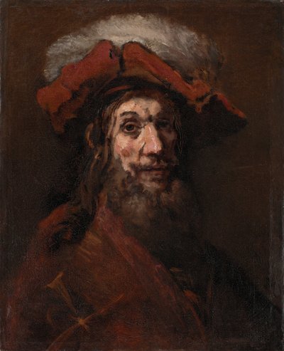 The Crusader by Rembrandt van Rijn